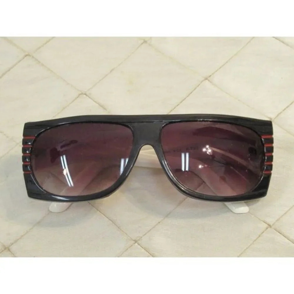 1980s Sunglasses Racing Stripes 90s  Zack Morris Baywatch Max Headroom